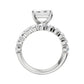 14K 5.00CT Certified Lab Grown Diamond Bridal Set