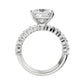 14K 5.00CT Certified Lab Grown Diamond Bridal Set