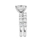 14K 5.00CT Certified Lab Grown Diamond Bridal Set