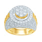 10K 3.21-3.34CT D-MENS RING