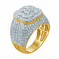 10K 3.46-3.54CT D-MENS RINGs