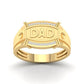 10K 0.08CT D-MENS RINGS "DAD"