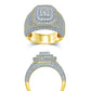 10K 2.98-3.00CT D-MENS RINGS