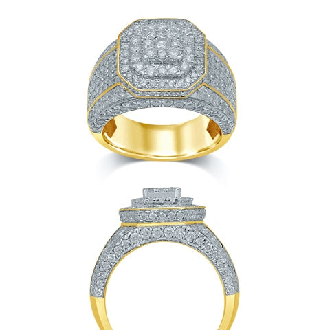 10K 2.98-3.00CT D-MENS RINGS