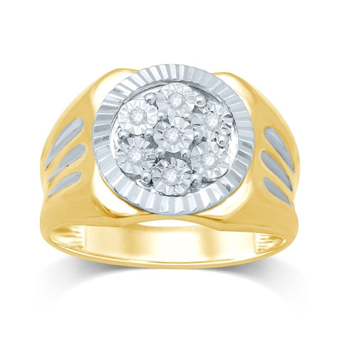 10K 0.09-0.11CT D-MENS RING