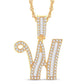 10 Karat All Yellow Gold 2.06 Carat Diamonds Fashion HipHop Pendant-1026089-ALY