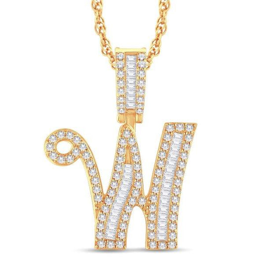 10 Karat All Yellow Gold 2.06 Carat Diamonds Fashion HipHop Pendant-1026089-ALY